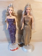 Mattel Barbie Dolls (2) 90s OOAK Outfit Blonde Platinum Doll Stand