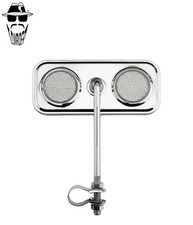 1x ORIGINAL LOWRIDER Rectangle Bicycle Mirror Dual Clear Reflectors BMX/Cruiser.