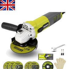 850W Corded Angle Grinder with 6 Discs - Power, Precision & Safety Included