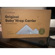 KeaBabies Original Baby Wrap Carrier Blue For Babies 7 35 lbs 0 36 Months