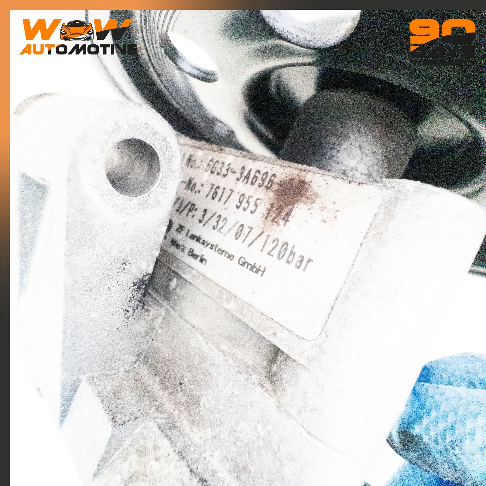 06-16 ASTON MARTIN V8 VANTAGE POWER STEERING PUMP ASSEMBLY 6G333A696AC OEM