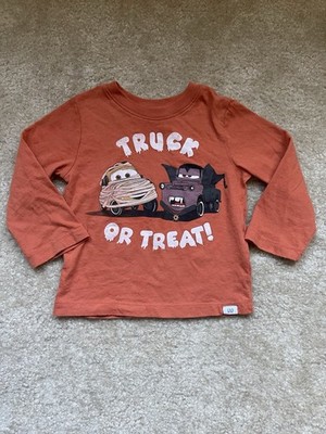 Gap Factory Disney Pixar Cars Halloween Truck or Treat Mater Shirt | Size 18-24M