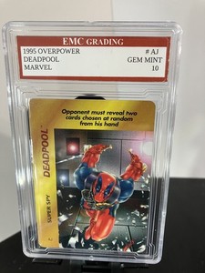 DEADPOOL 1995 Marvel Overpower Character Card GRADED TCG