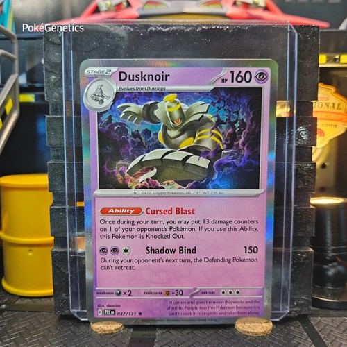 Dusknoir Prismatic Evolutions Holo Pokémon TCG 037/131 Scarlet & Violet Rare