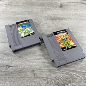 Teenage Mutant Ninja Turtles NES 1 and 2 The Arcade Game Tested Authentic.