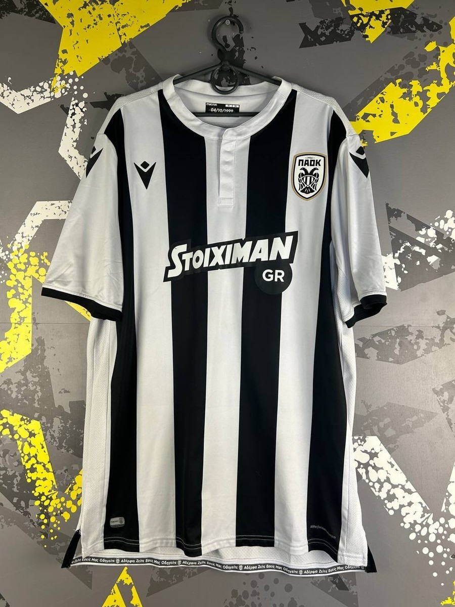 サッカーユニフォーム PAOK FC PAOK FC Jersey Home football Soccer shirt 2019 - 2020 Macron Men