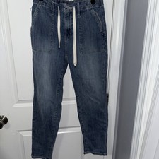 Judy Blue Jeans High Waist Jogger Light Blue Women Size 7 / 28 Stretch Denim