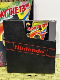 Friday The 13th NES Nintendo Complete w/ Box Sleeve NO Manual Tested Working