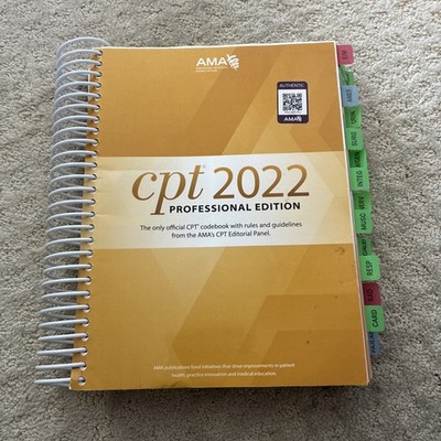 CPT 2022 Professional Edition by American Medical Association(Spiral Bound)