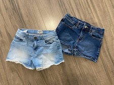 2 Girl  s jean shorts - size 10 - carter's  Gap