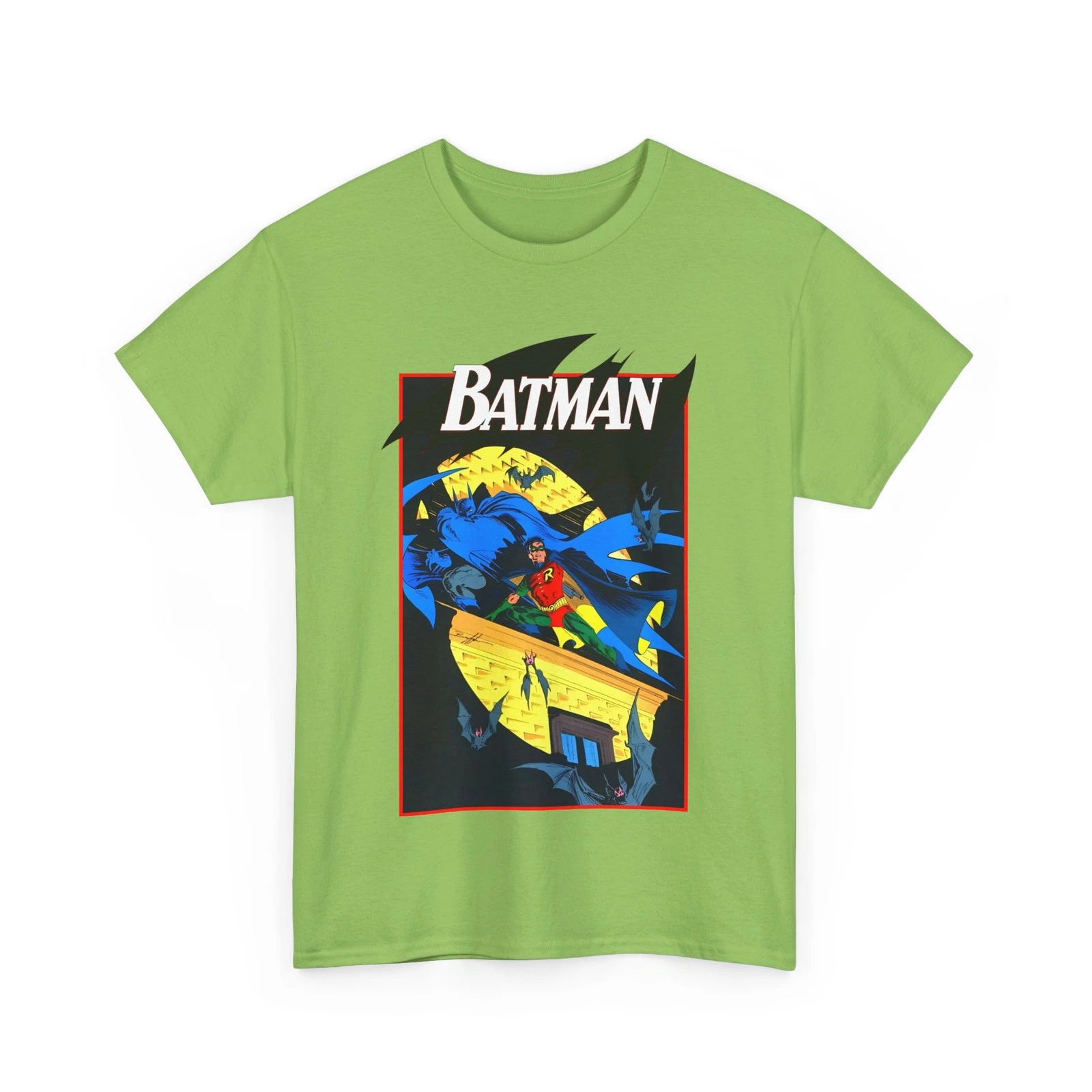 Batman & Robin T-Shirt - Norm Breyfogle Art - DC Comics - Dynamic Duo - Gotham