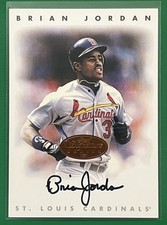 1996 Leaf Signature Series Brian Jordan Auto 