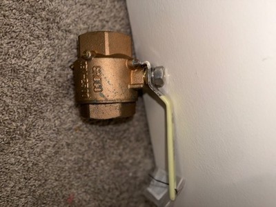 Groco 2-1/2'' Bronze Full Flow In-Line Ball Valve IBV-2500 BSPP