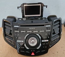 FORD FIESTA MK7.5 SONY CAR RADIO STEREO CD PLAYER HEAD UNIT & DISPLAY 2015