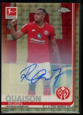 Marketplace image: Robin Quaison 1/1 Auto Superfractor 2019-20 Topps Chrome Bundesliga FSV Mainz 05