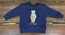Polo Ralph Lauren Polo Bear Fleece Sweatshirt Lightly Used 9 months 