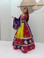 Women's Latest Readymade Fox Georgette Lehenga Choli Set with Embroidery Thread