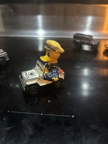 Vintage Matchbox Lesney Die Cast Disney Series #5&6 Donald Duck Police Car 1979