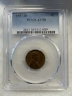 1957-D LINCOLN WHEAT CENT - PCGS - AU58 - INV#8877