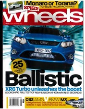 WHEELS car Magazine May 2008 Ford Falcon BMW M3 Mercedes-Benz C63 AMG Subaru For
