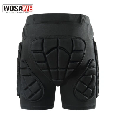 WOSAWE Hüftprotektor Hüfte gepolstert Aufschlagshorts Schützende Snowboard Hosen
