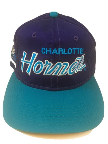 Vintage Charlotte Hornets Script Logo 
