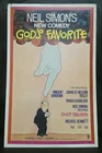 Neil Simon's Comedy God's Favorite Theater Broadway Window Card Poster 14" x 22"