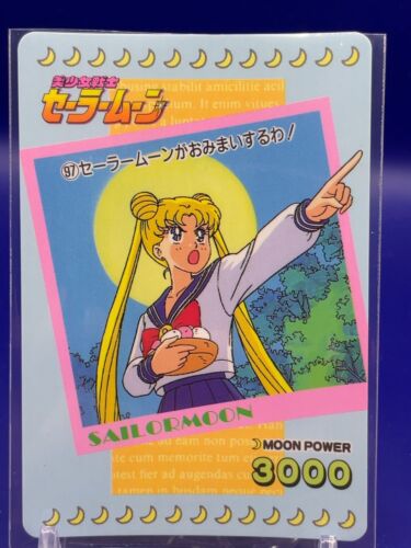 Sailor Moon Sailor Moon Card PART 3 Amada Kodansha Toei Animation F/S #01 - Afbeelding 1 van 8