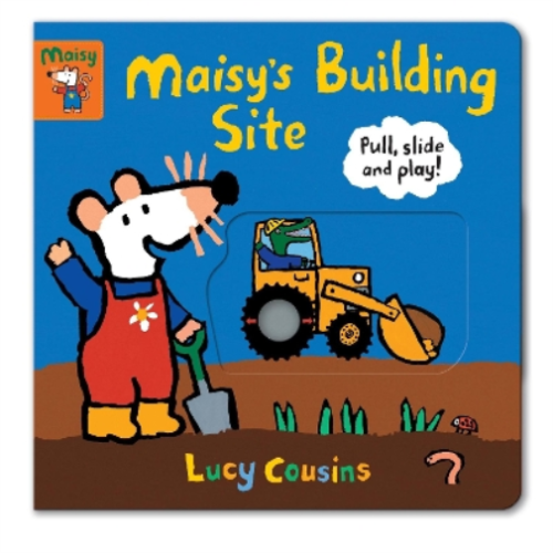 Lucy Cousins Maisy's Building Site: Pull, Slide and Pla (Board Book) (UK IMPORT) - 第 1/1 張圖片