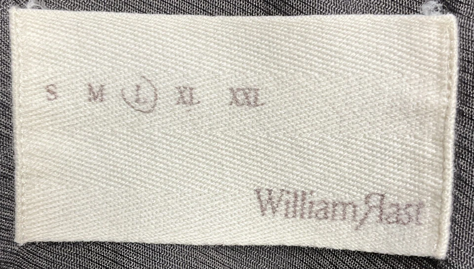 Camisa William Rast manga larga abotonada para hombre grande. 8916 Foto 3 de 3