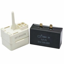 Maytag Whirlpool Refrigerator Compressor Start Relay Capacitor W10613606