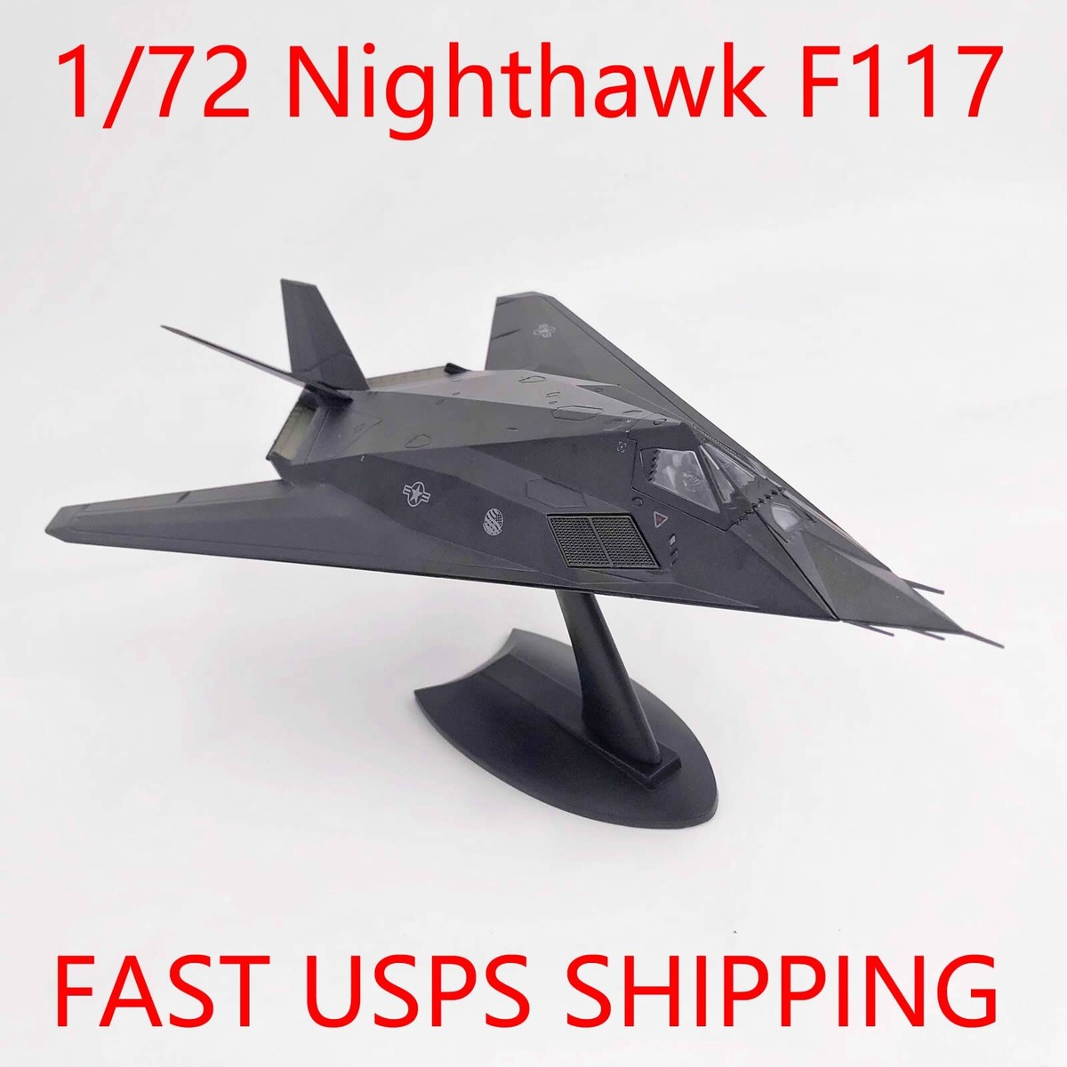 1/72 USAF F-117 Nighthawk Stealth Attack Aircraft Diecast