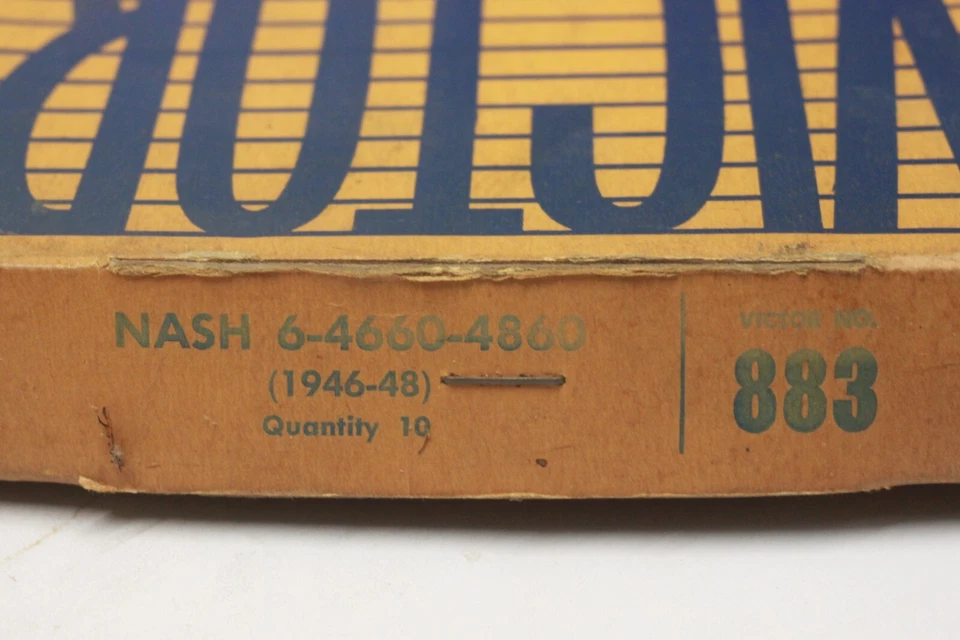 Nuevo de Lote Antiguo 1946 1947 1948 Nash 6 Seis Cilindros Motor Junta de Cabeza de Cobre Victor 883 Foto 4 de 4