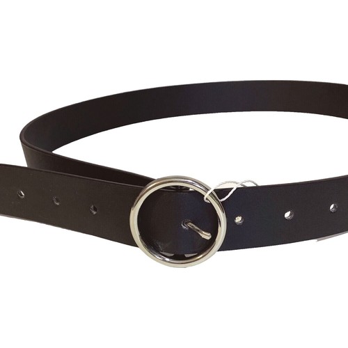 Vintage Womens Waist Belt One Size Leather Gold Chain Casual  display picture 3