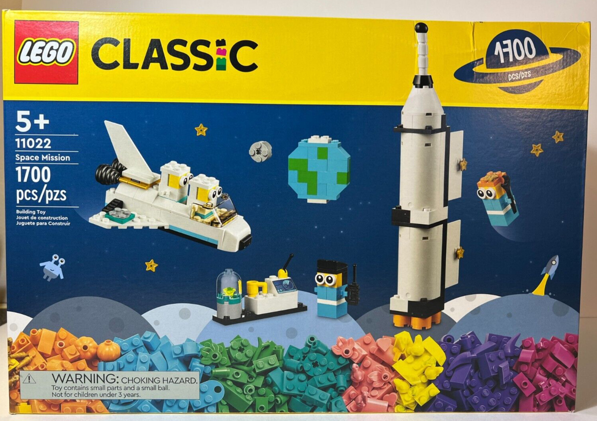 LEGO Classic Space Mission Model Building Kit 1700 pieces Set