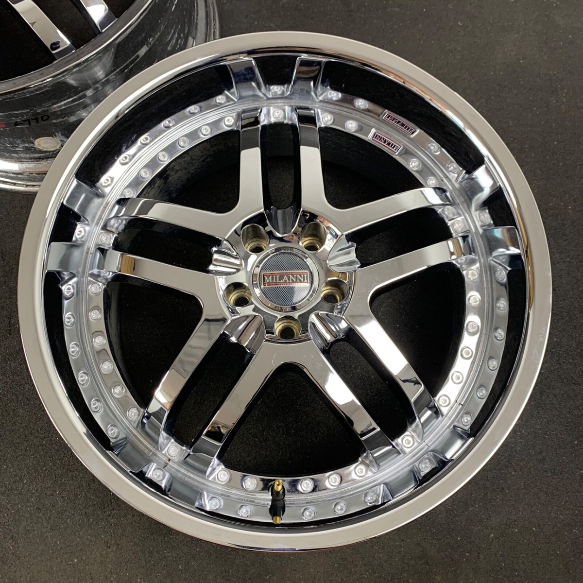 Milanni 9012 Kapri Phantom Chrome Wheels Rims (4) 20x10.5