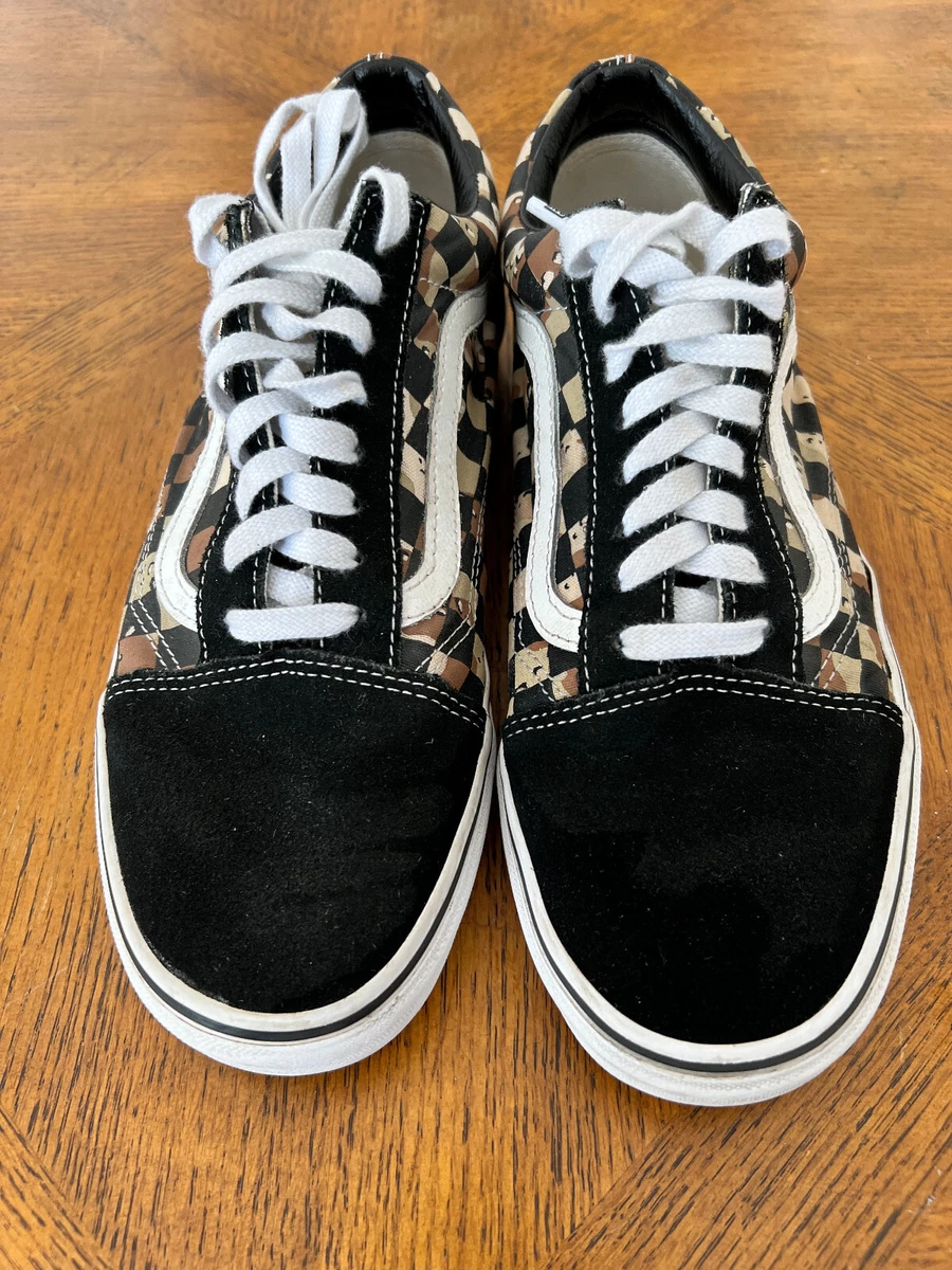 Vans OLD SKOOL Camo checkerboard Desert Check Men s 9.5 eBay