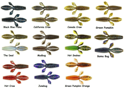 Z-Man 2 3/4" Finesse TRD Bugz Ned Rig Creature Bait - Choice of Colors - Afbeelding 1 van 1