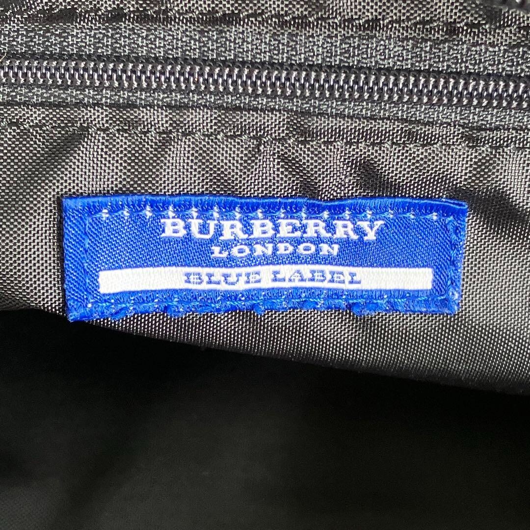 Burberry Blue Label Mini Tote Handbag NovaCheck canvas compact