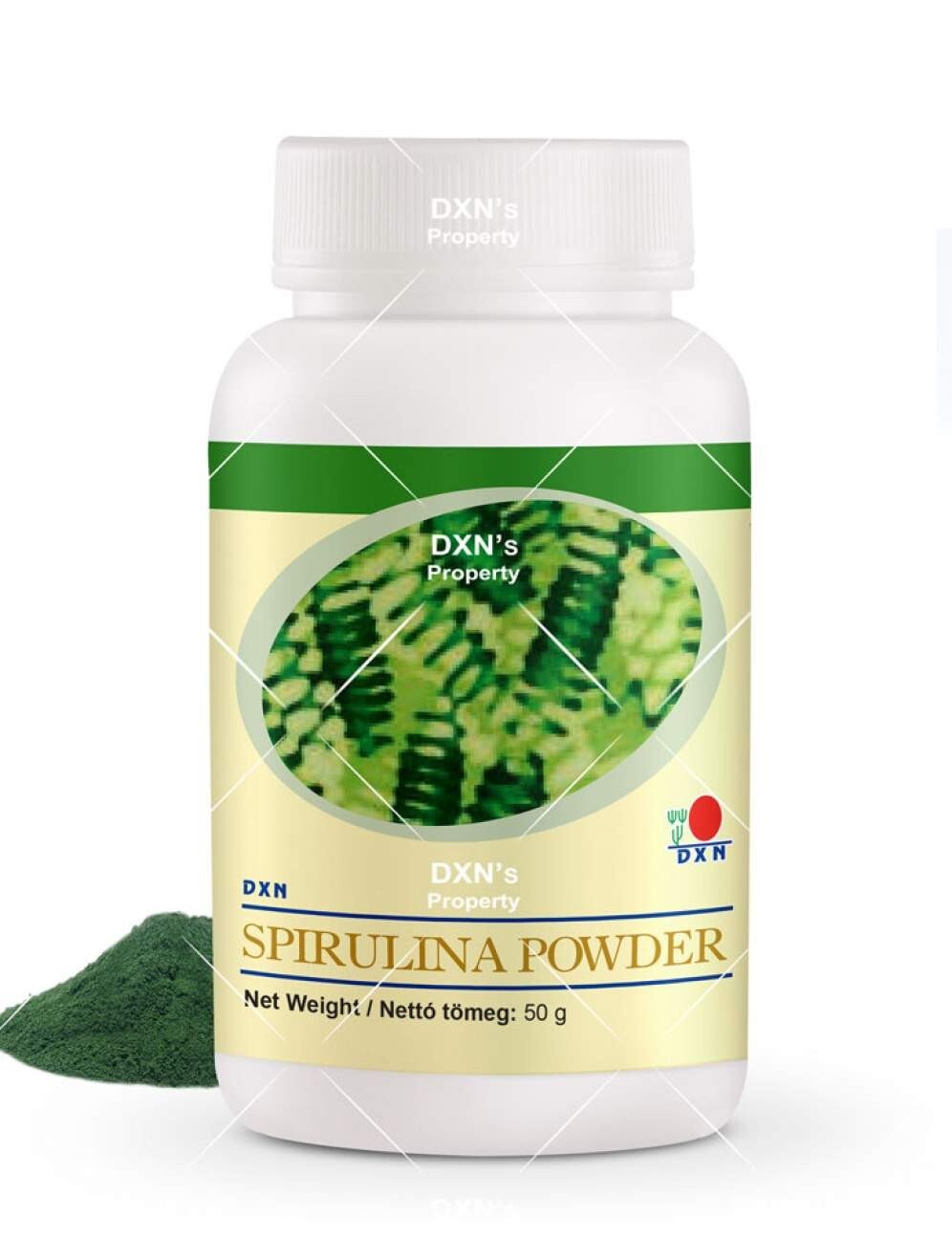 Spiruline en poudre DXN de 50g pour complément alimentaire naturel au quotidien