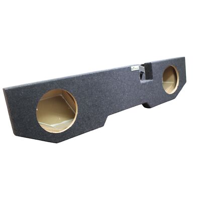 King Boxes 10'' Dual Upfire Sealed Speaker Box for '02-'18 Ram Quad Cab ADG2-10