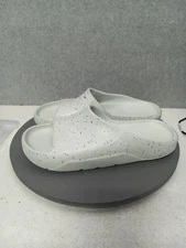 Nike Jordan Post Slides Sandals White/Light Silver Mica Green Mens Sz 11