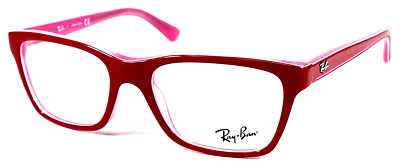 RAY-BAN JR RB1536 3761 NOS Cherry Red/Pink Eyeglasses Frame 48-16-130