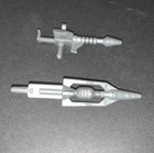 1985 Vintage Four Star TRANSISTOR ROBOT TRI FLY Weapons Gun Missile Transformers