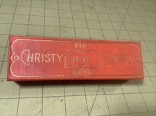 Original Christy Hoe Safety Razor Box NOS INV-AE10