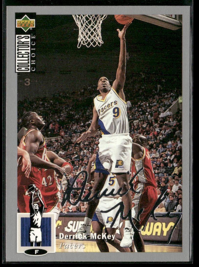 1994-95 Collector's Choice #9 Derrick McKey Silver Signature