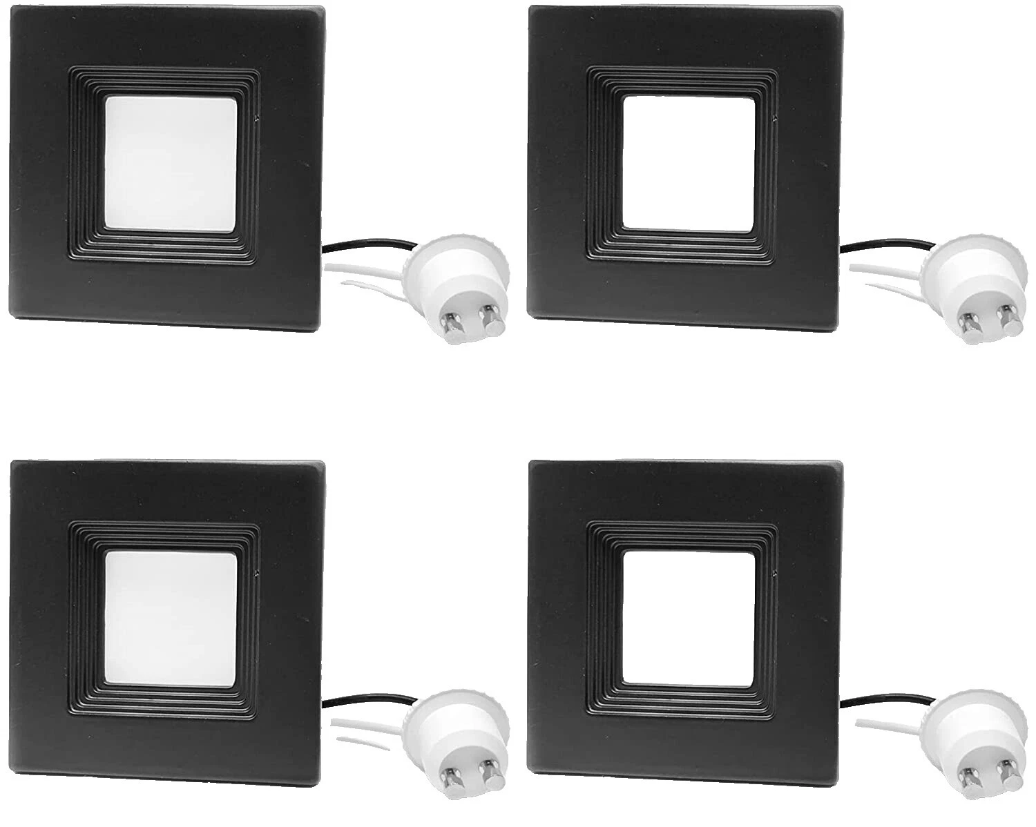 Black LED Recesseds Fixtures
