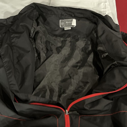 2XL Hockey Reebok Center Ice DETROIT RED WINGS Windbreaker Zip JACKET Embroidery - Picture 15 of 17