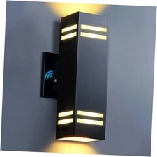  Outdoor Wall Lights Dusk to Dawn, Modern 1 Pack Black/D2D Sensor/Style 2