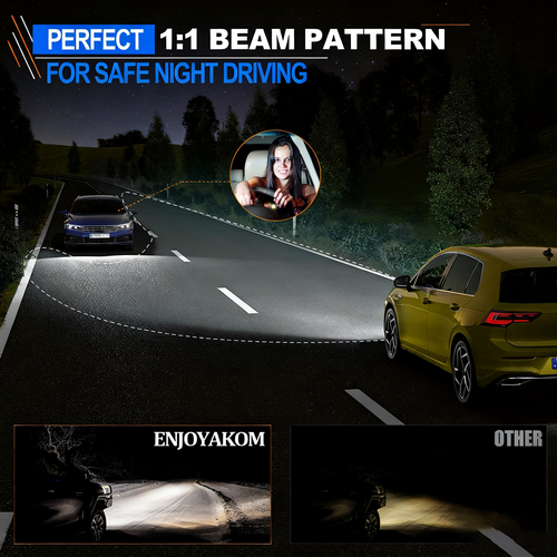 For Toyota RAV4 1998-2012 LED Headlight 9005+9006 High Low Beam Bulbs Kit - Zdjęcie 6 z 12